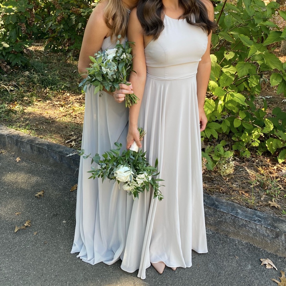 Jenny Yoo Luca Bridesmaids/ formal Dress Earl Grey